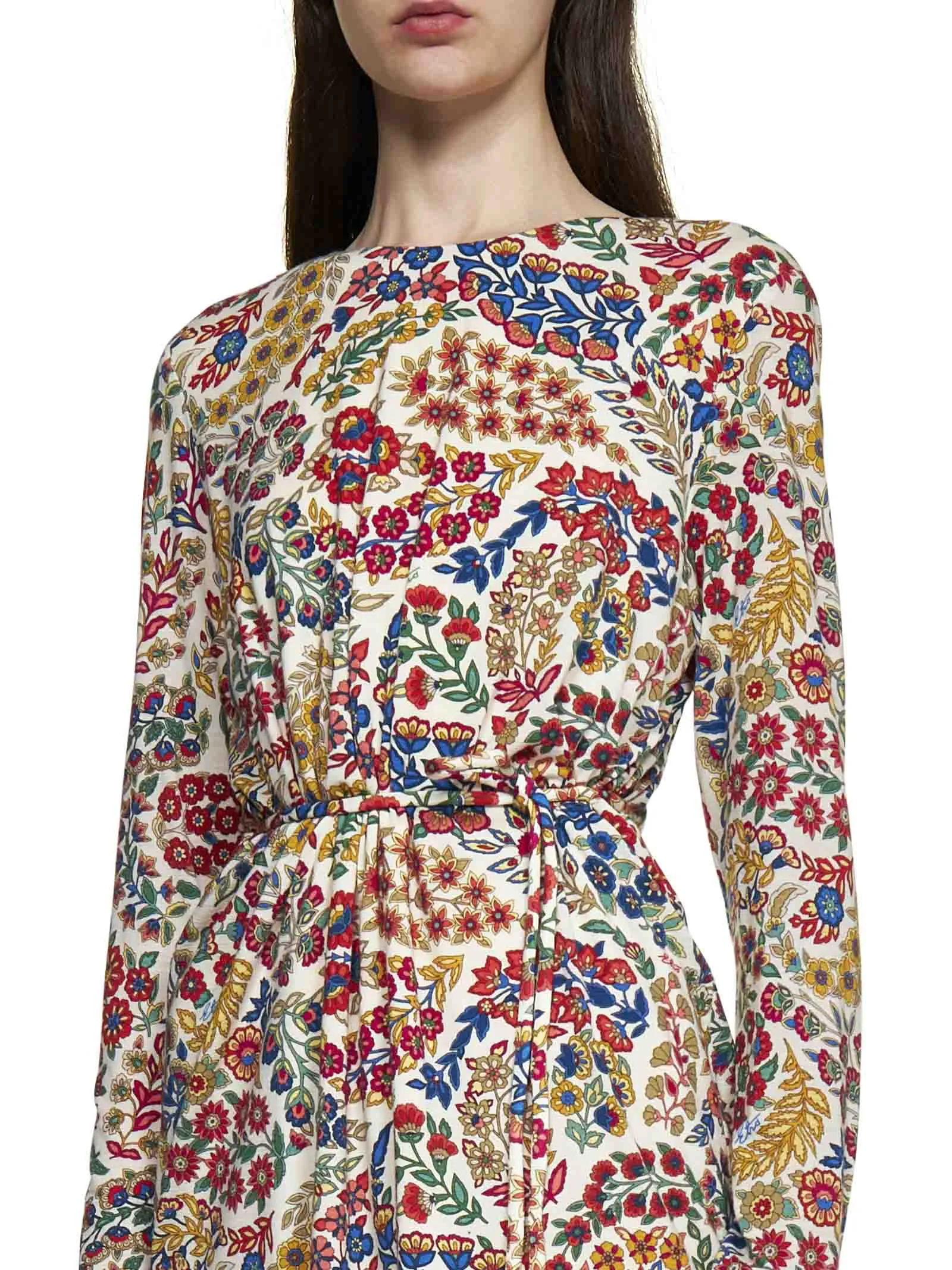 Etro Floral Printed Midi Dress