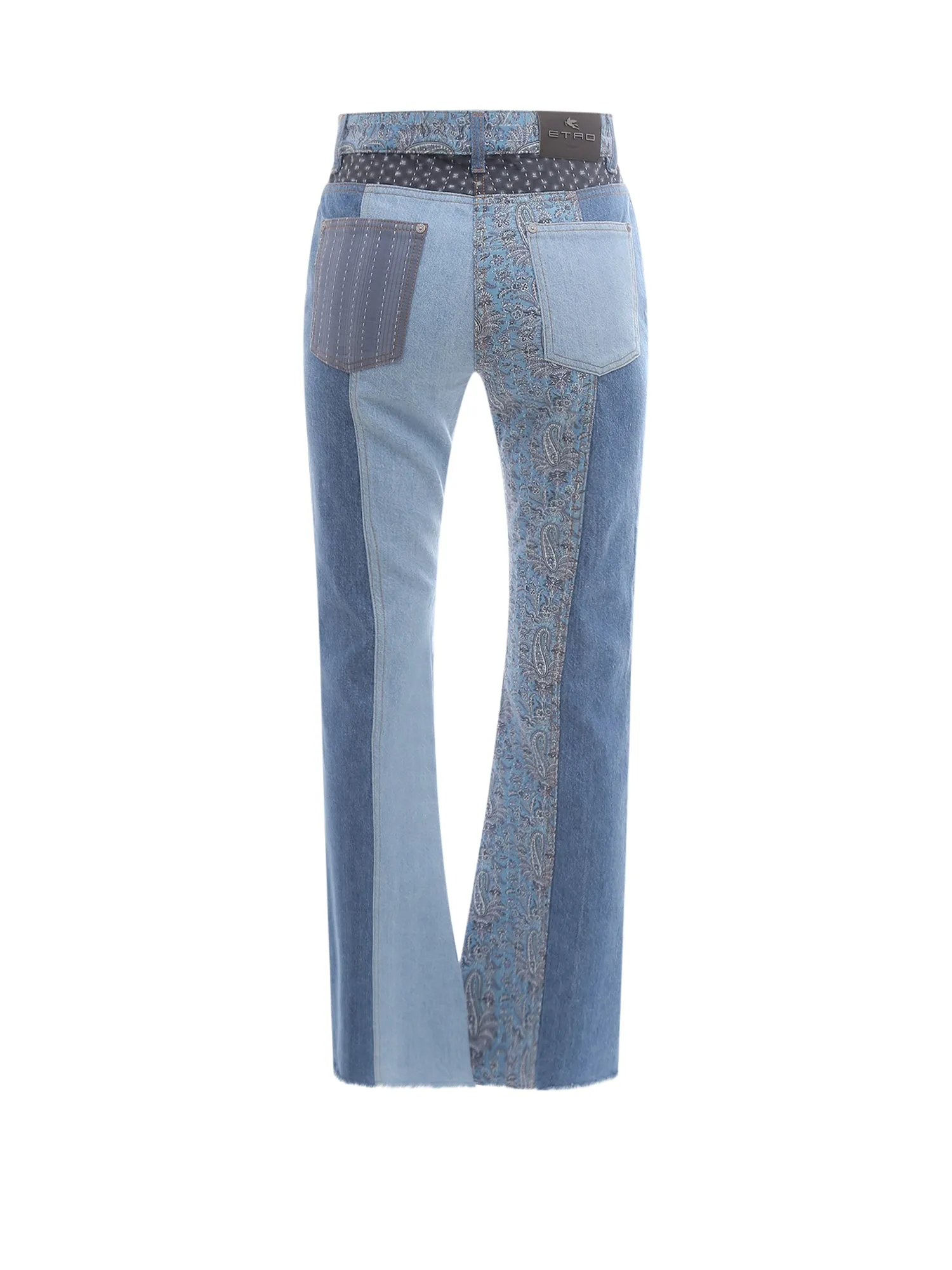 Etro Patchwork Flared Jeans