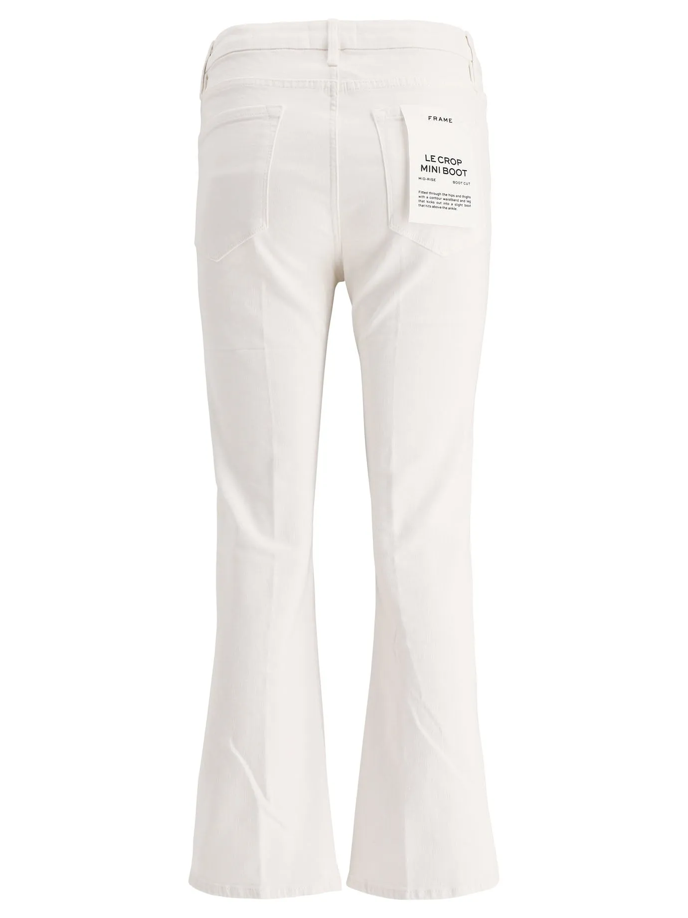 Frame Low-Rise Flared Jeans