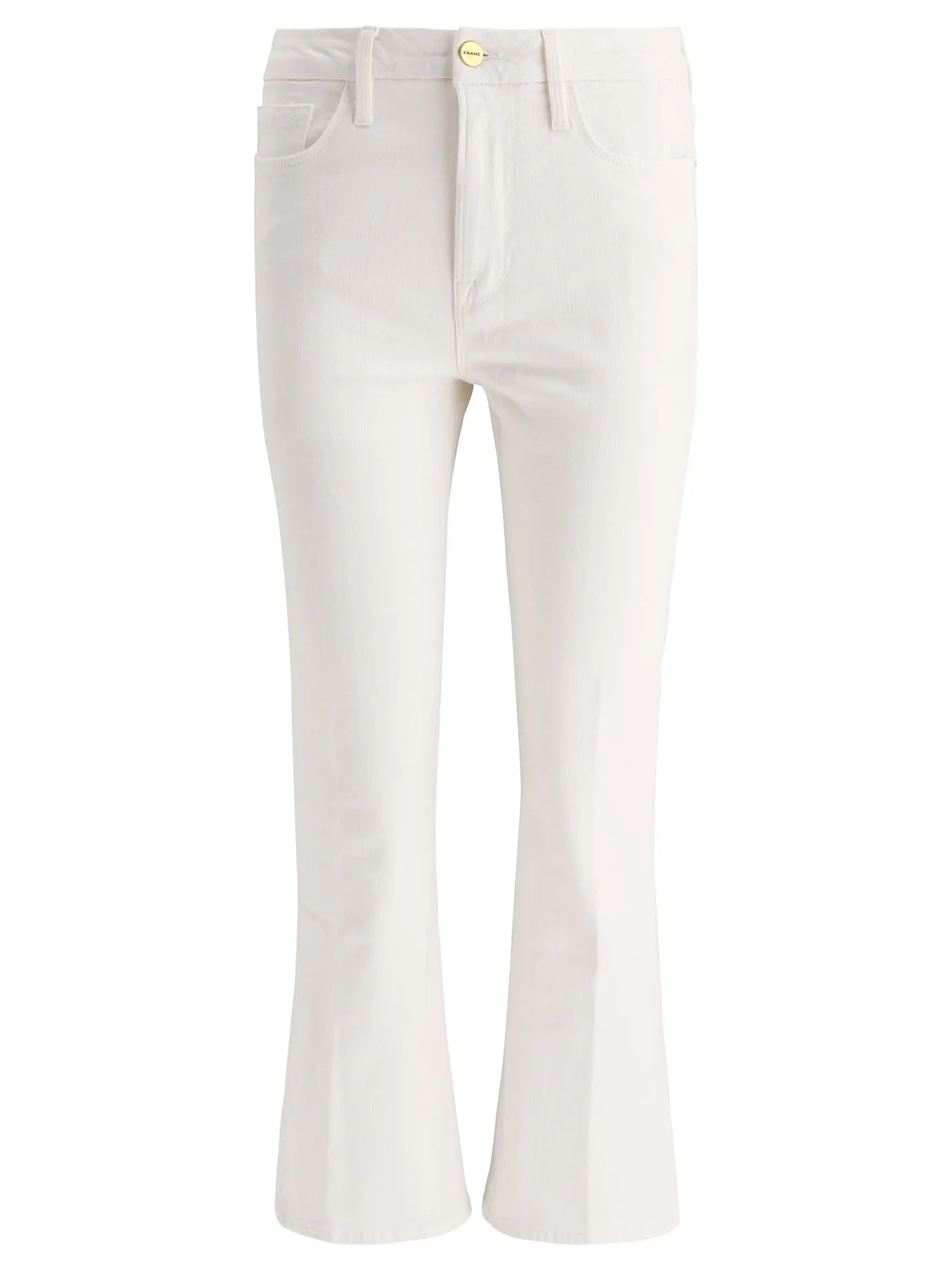 Frame Low-Rise Flared Jeans