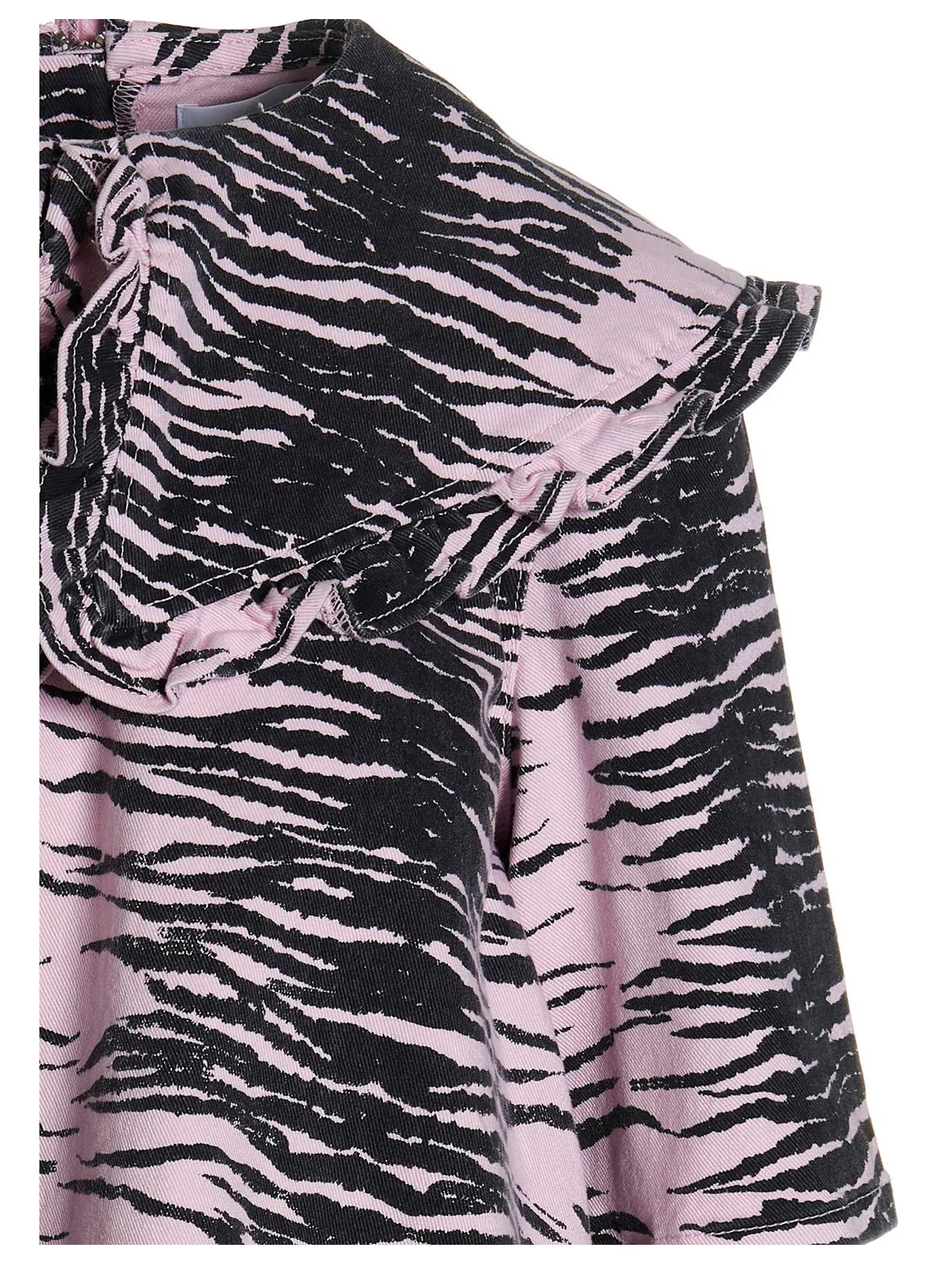 Ganni Tiger Printed Mini Dress