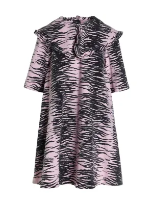 Ganni Tiger Printed Mini Dress
