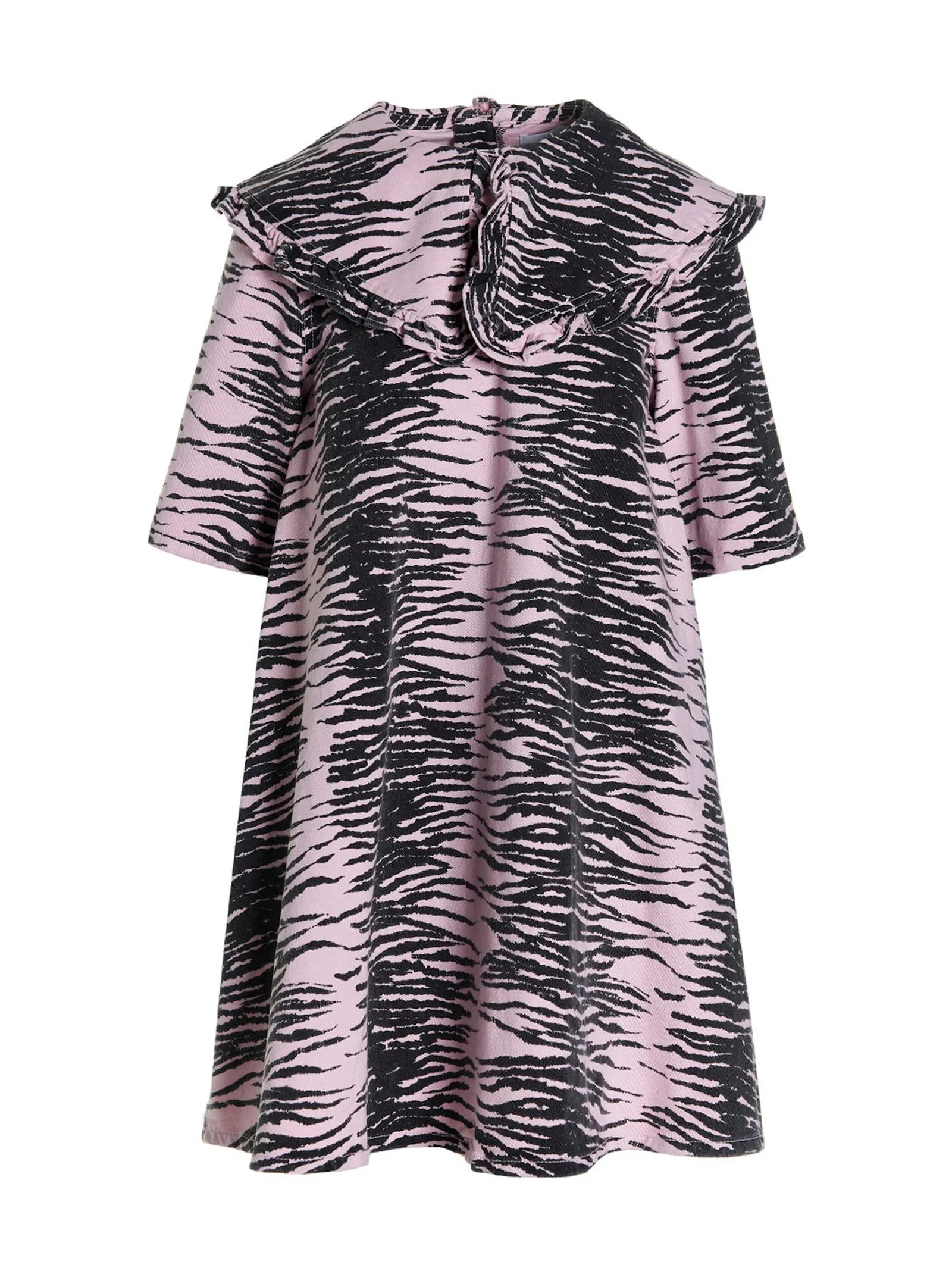 Ganni Tiger Printed Mini Dress