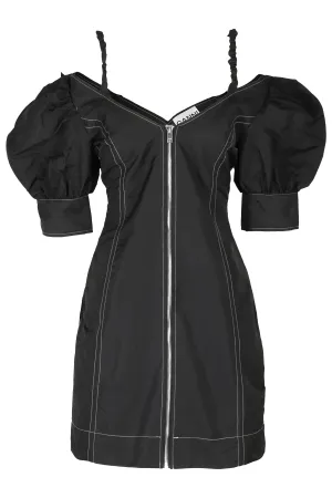 Ganni Zipped Mini Dress