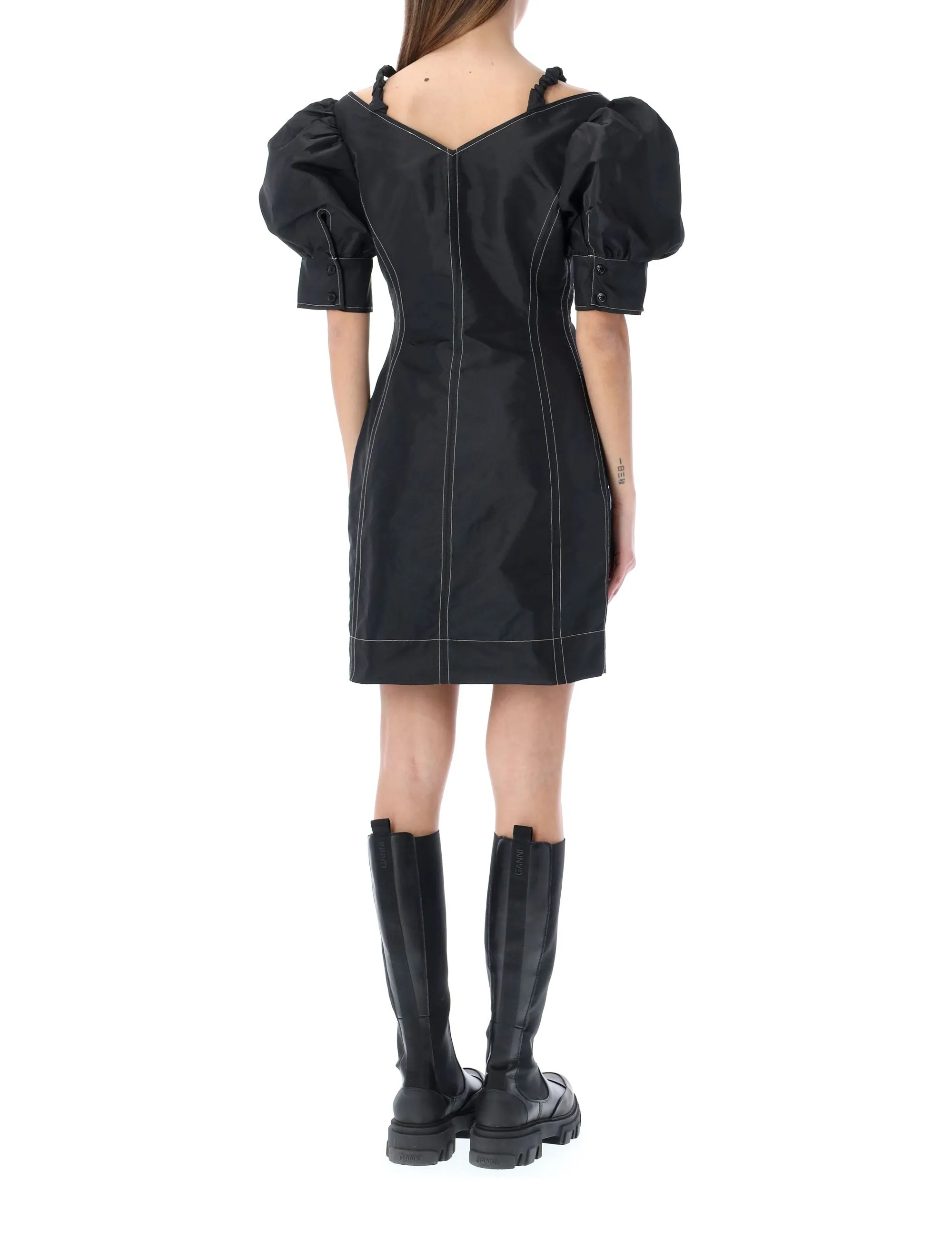 Ganni Zipped Mini Dress
