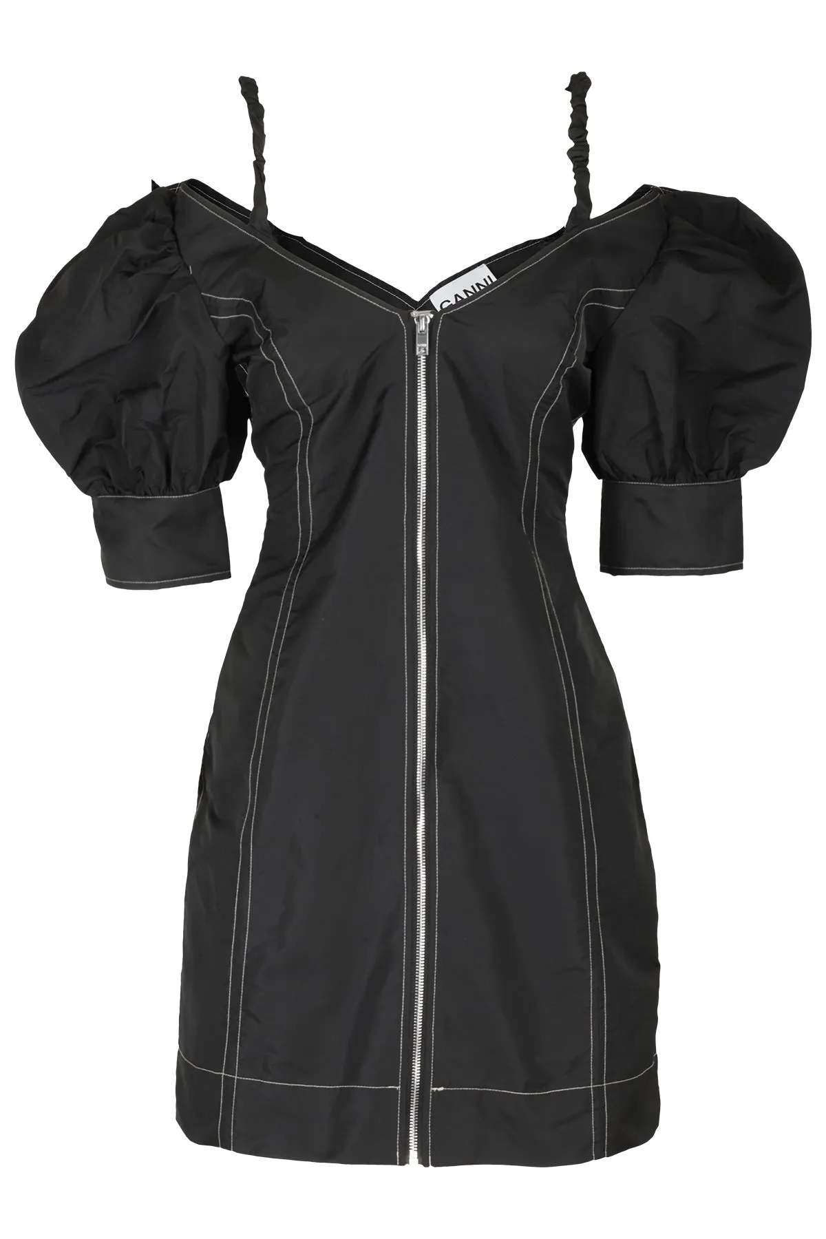 Ganni Zipped Mini Dress