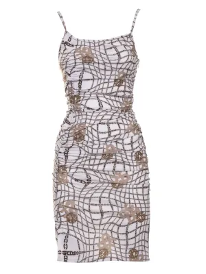 GCDS Chain Printed Mini Dress