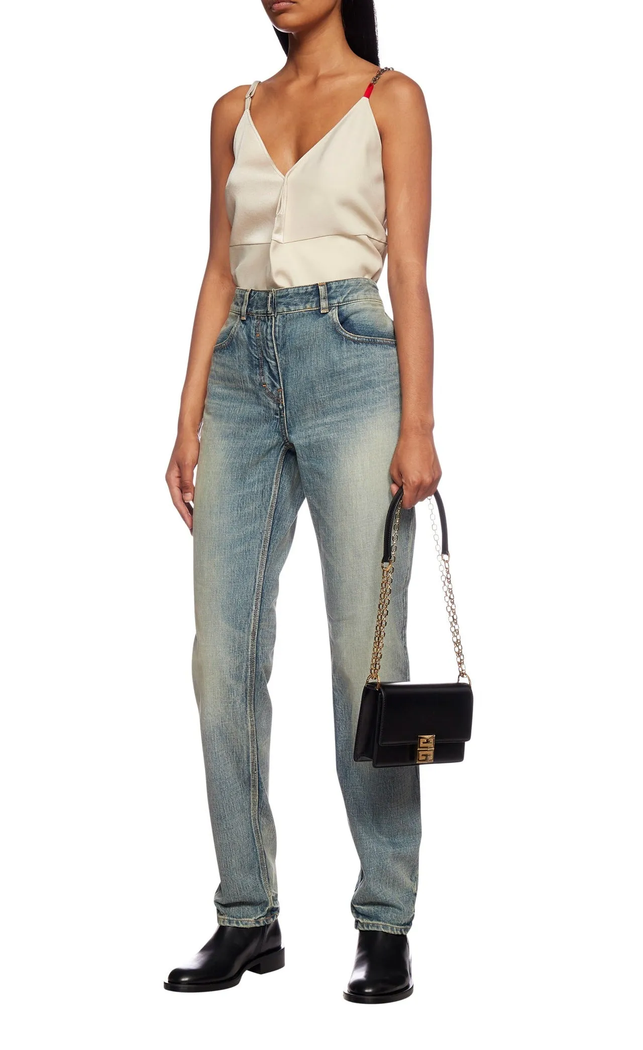 Givenchy Vintage Effect Straight Jeans
