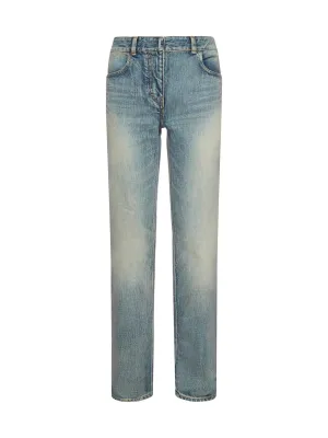 Givenchy Vintage Effect Straight Jeans