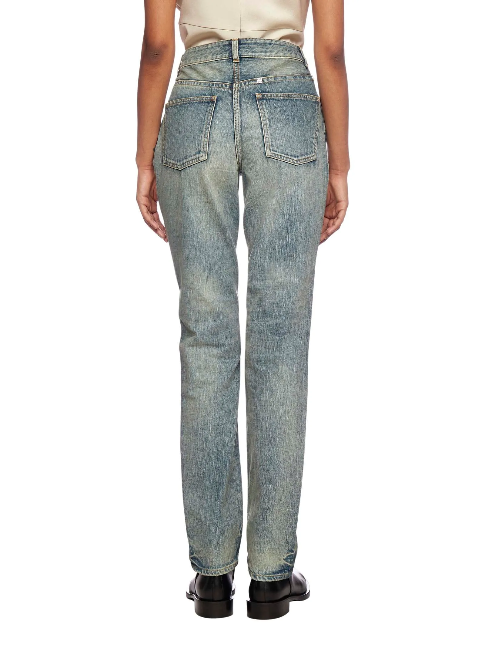 Givenchy Vintage Effect Straight Jeans
