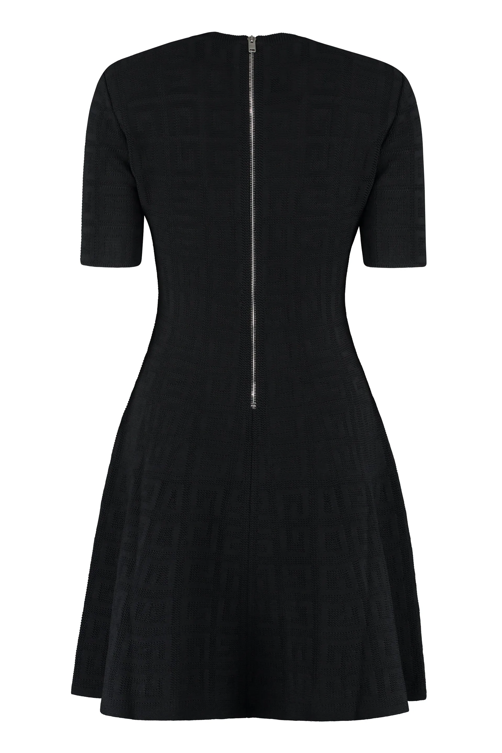 Givenchy4G Jacquard Flared Mini Dress