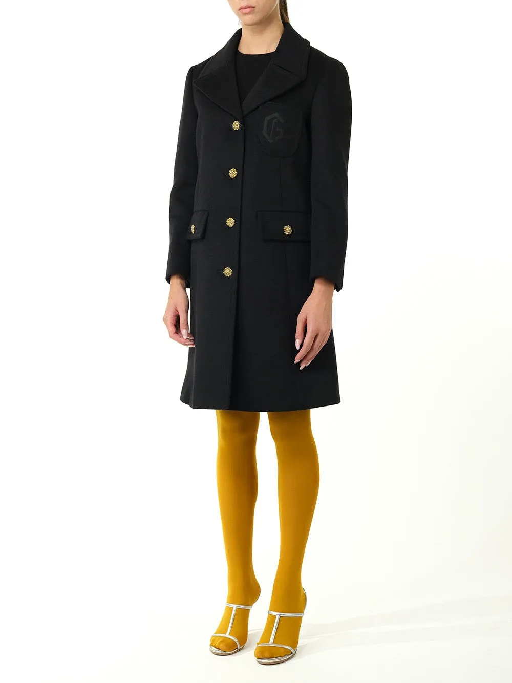Gucci Double G Embroidery Coat