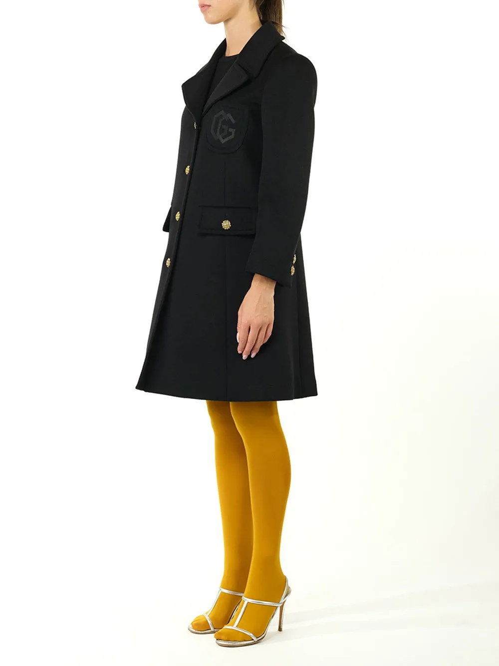 Gucci Double G Embroidery Coat
