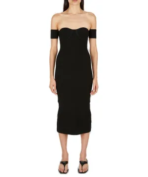 Helmut Lang Contour Midi Dress