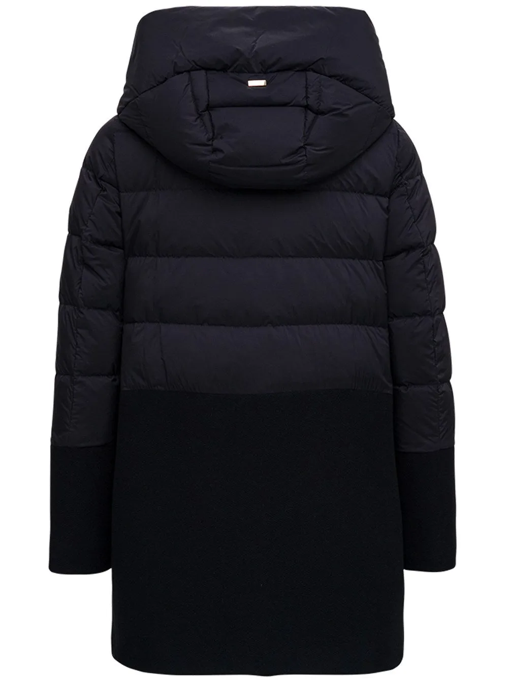 Herno Contrast Panel Padded Coat