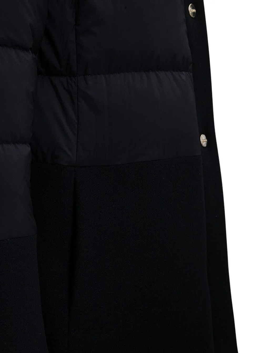 Herno Contrast Panel Padded Coat