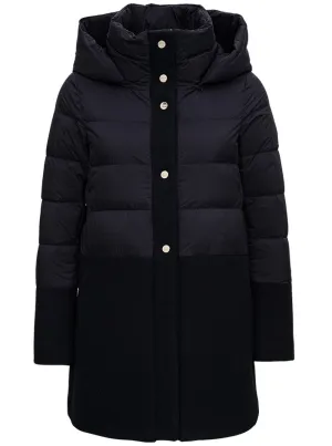 Herno Contrast Panel Padded Coat