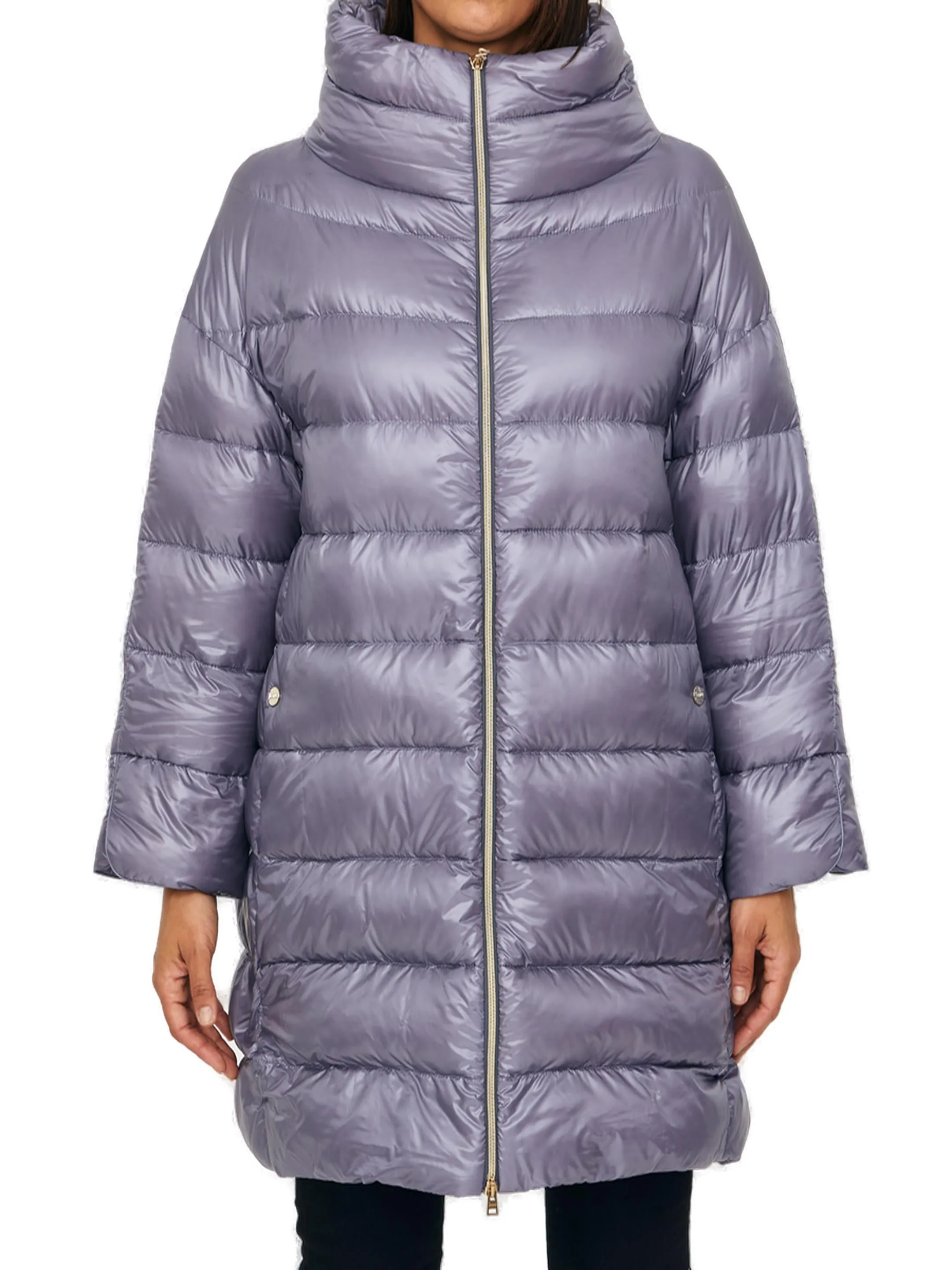 Herno Mid-Length High-Neck Coat