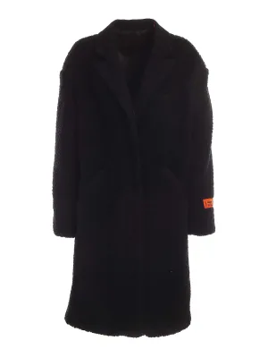 Heron Preston Polar Logo Patched Coat