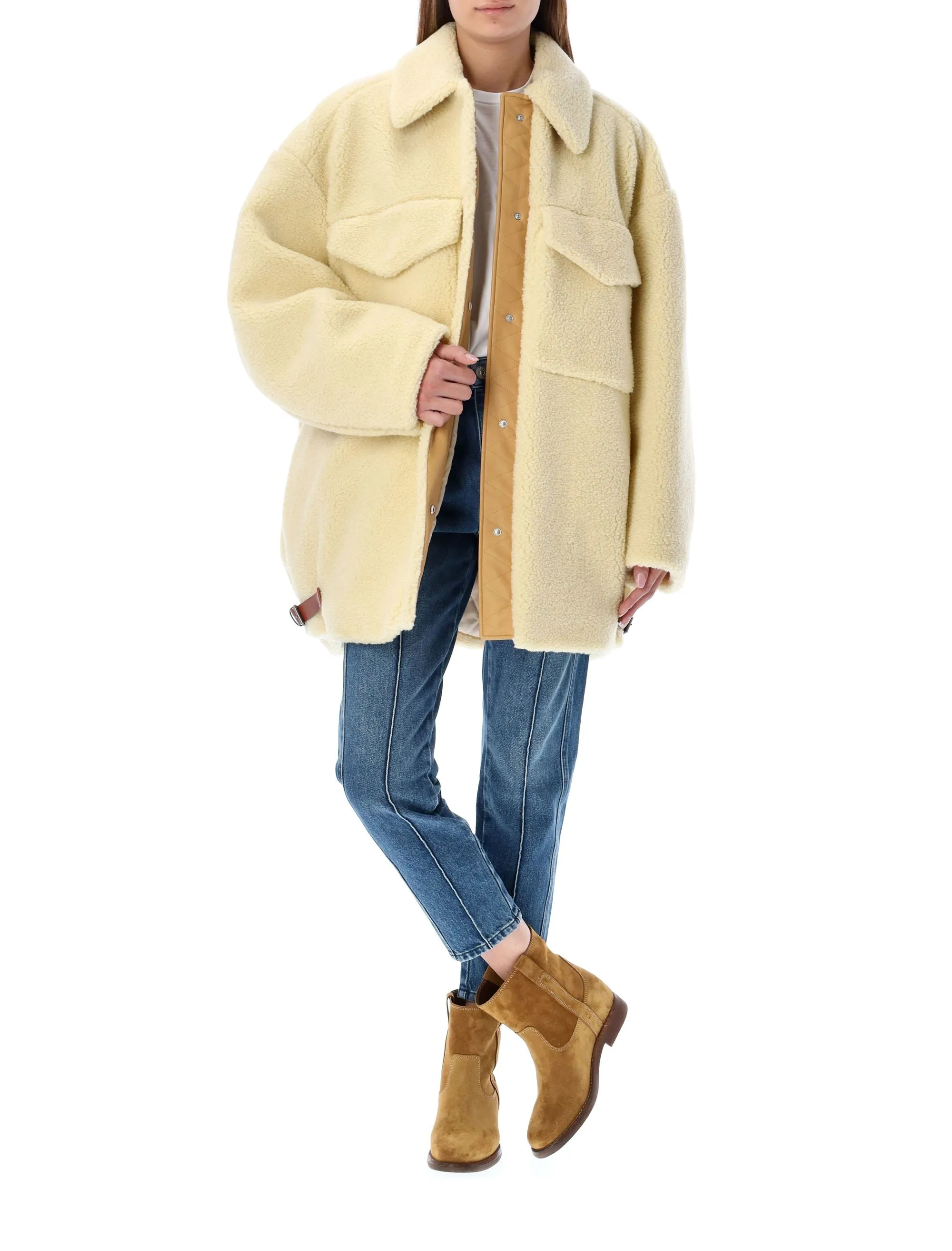 Isabel Marant Belinda Buckle Detailed Coat