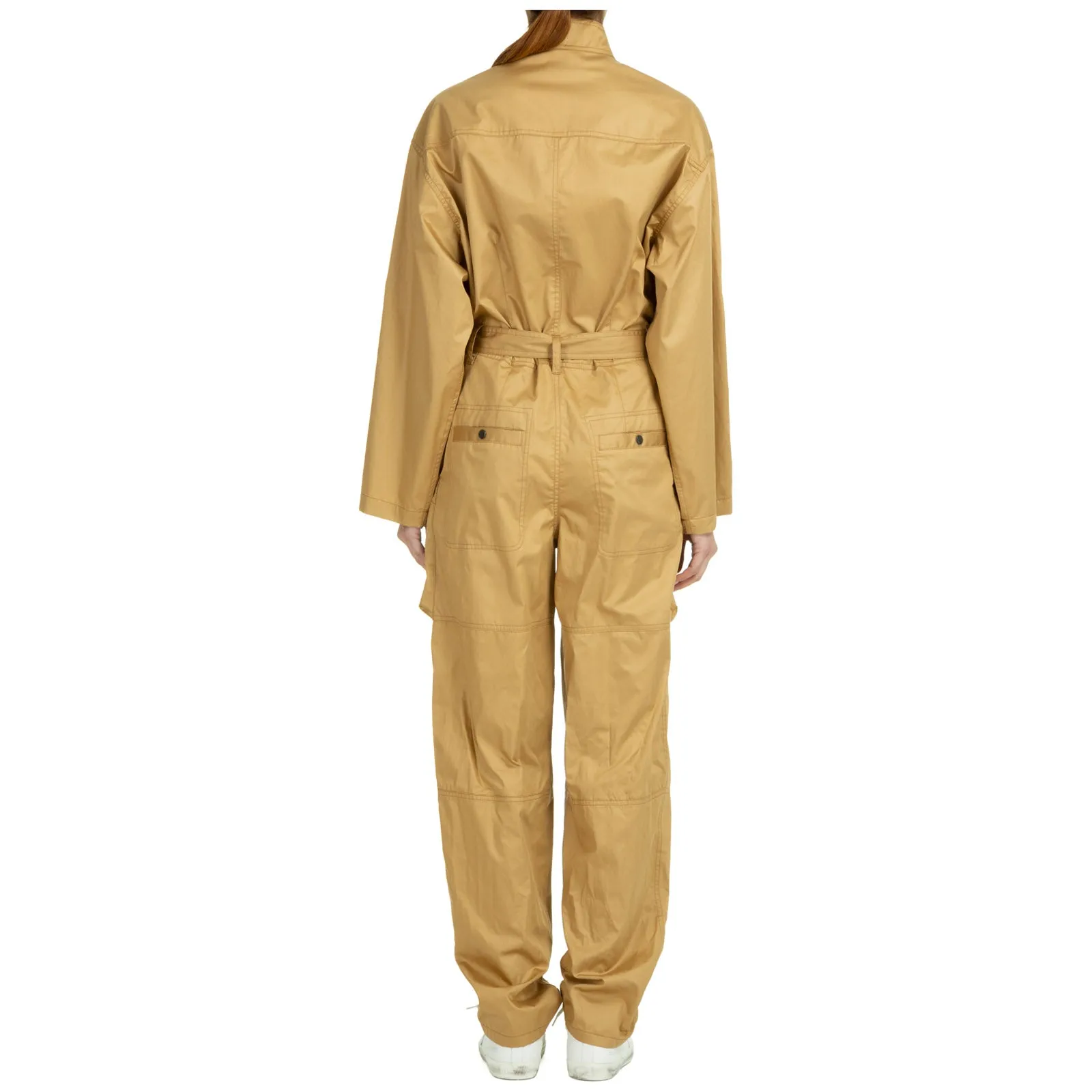 Isabel Marant Belted Long-Sleeved Jumpsuit