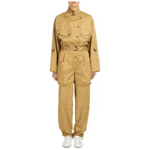 Isabel Marant Belted Long-Sleeved Jumpsuit