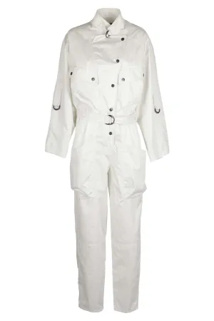 Isabel Marant Belted Long-Sleeved Jumpsuit