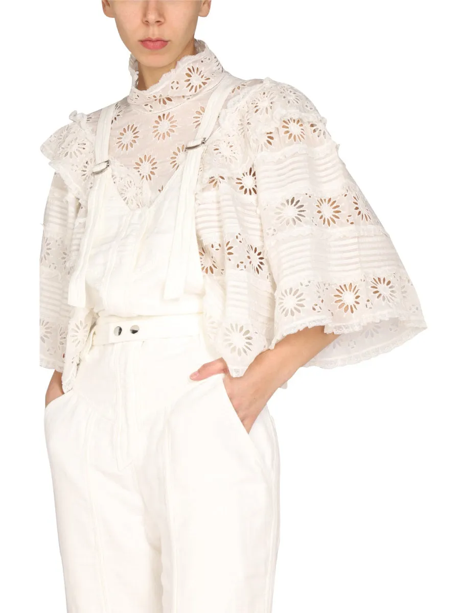 Isabel Marant Belted Waist Jumpsuit