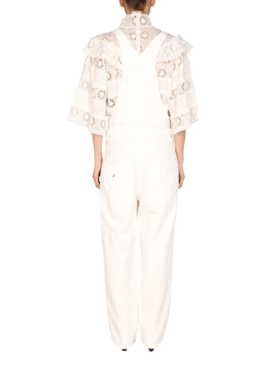Isabel Marant Belted Waist Jumpsuit