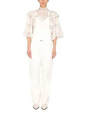Isabel Marant Belted Waist Jumpsuit