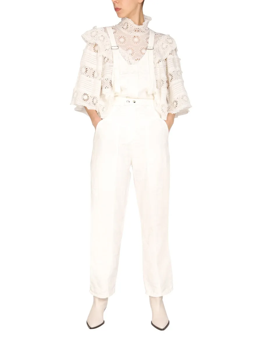 Isabel Marant Belted Waist Jumpsuit