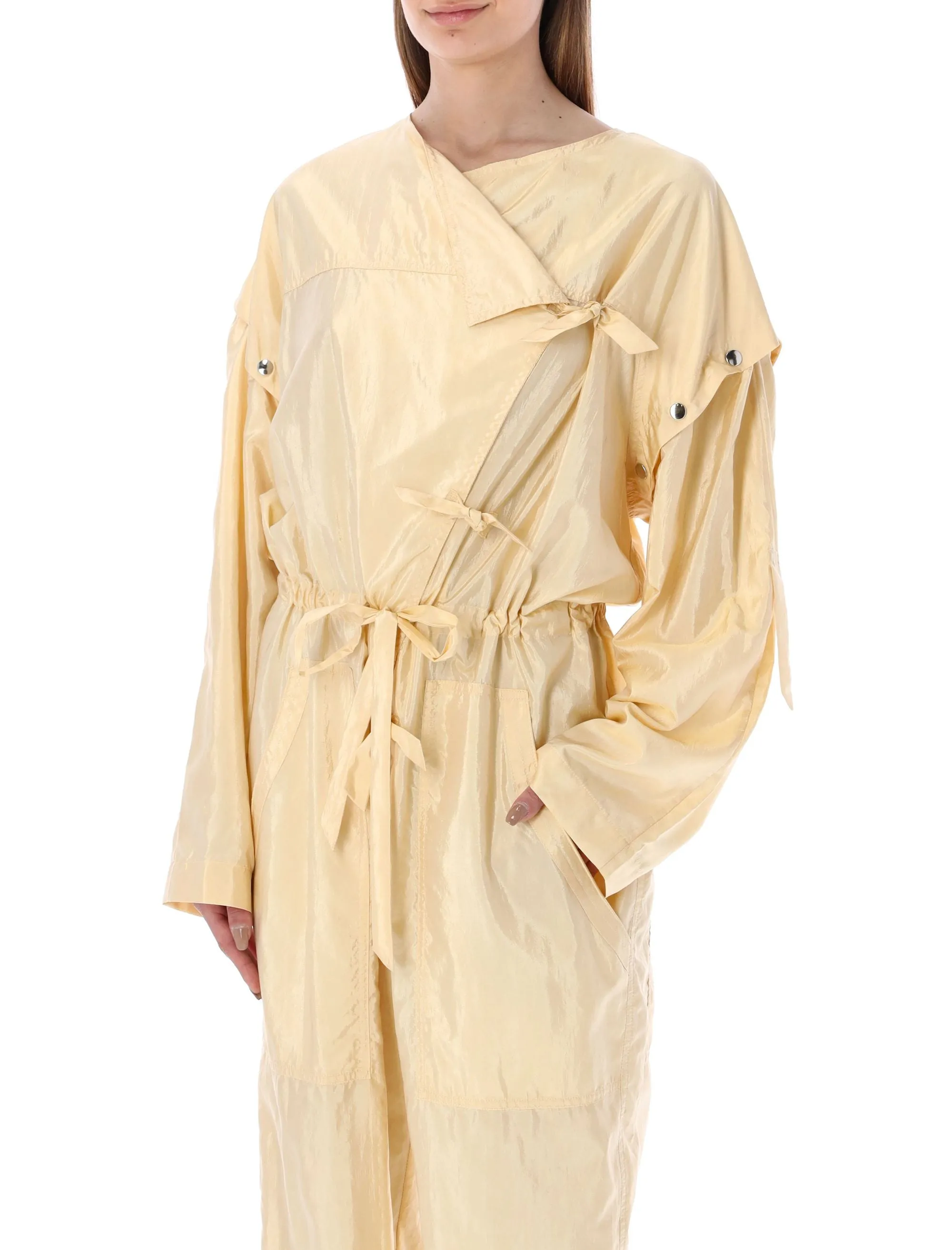 Isabel Marant Lympia Button Detailed Drawstring Jumpsuit