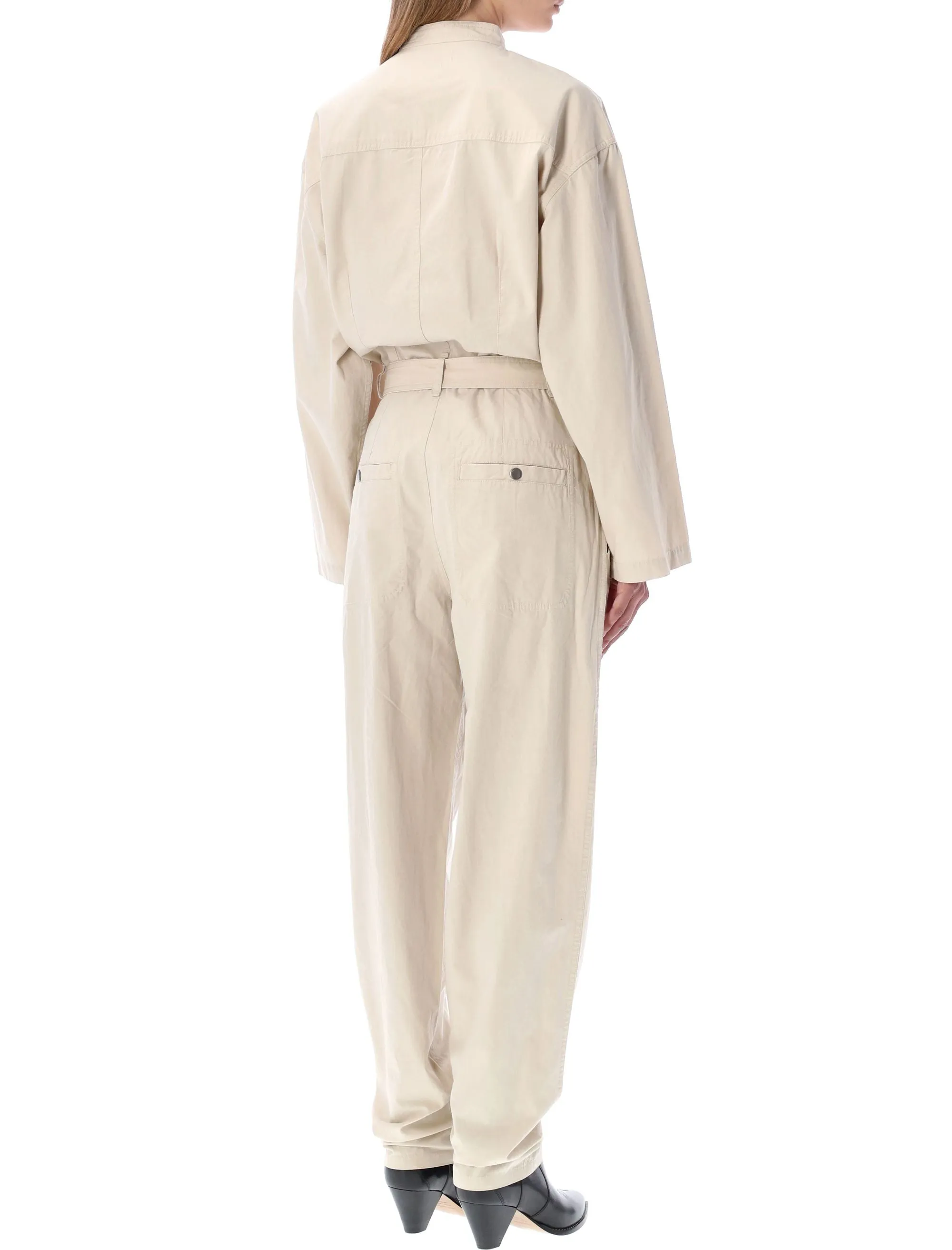 Isabel Marant toile Belt-Waist Jumpsuit