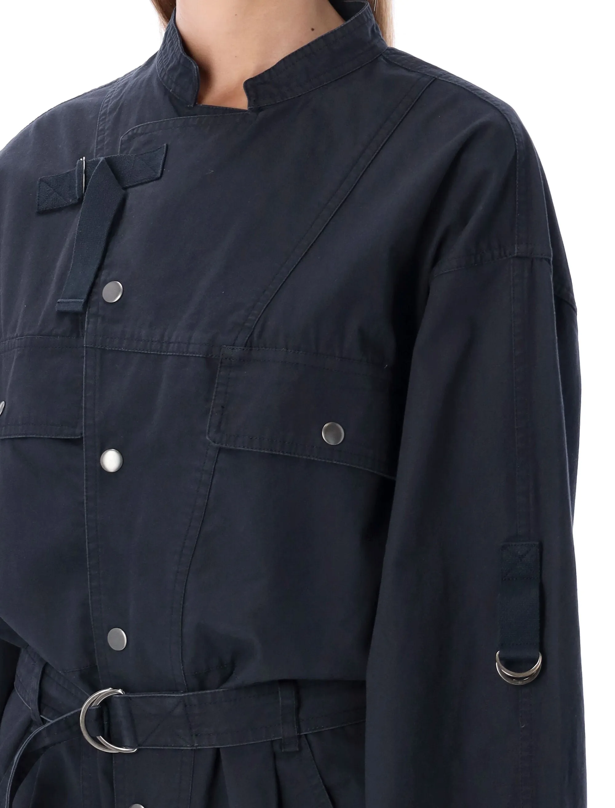 Isabel Marant toile Belted-Waist Jumpsuit