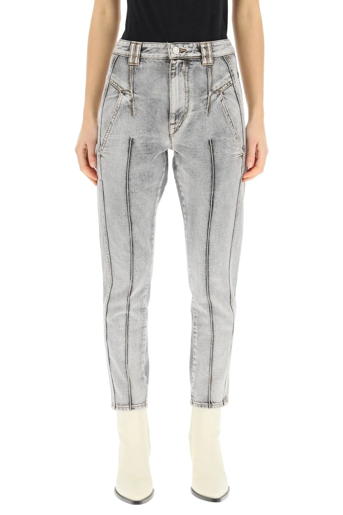 Isabel Marant toile Straight Leg Jeans