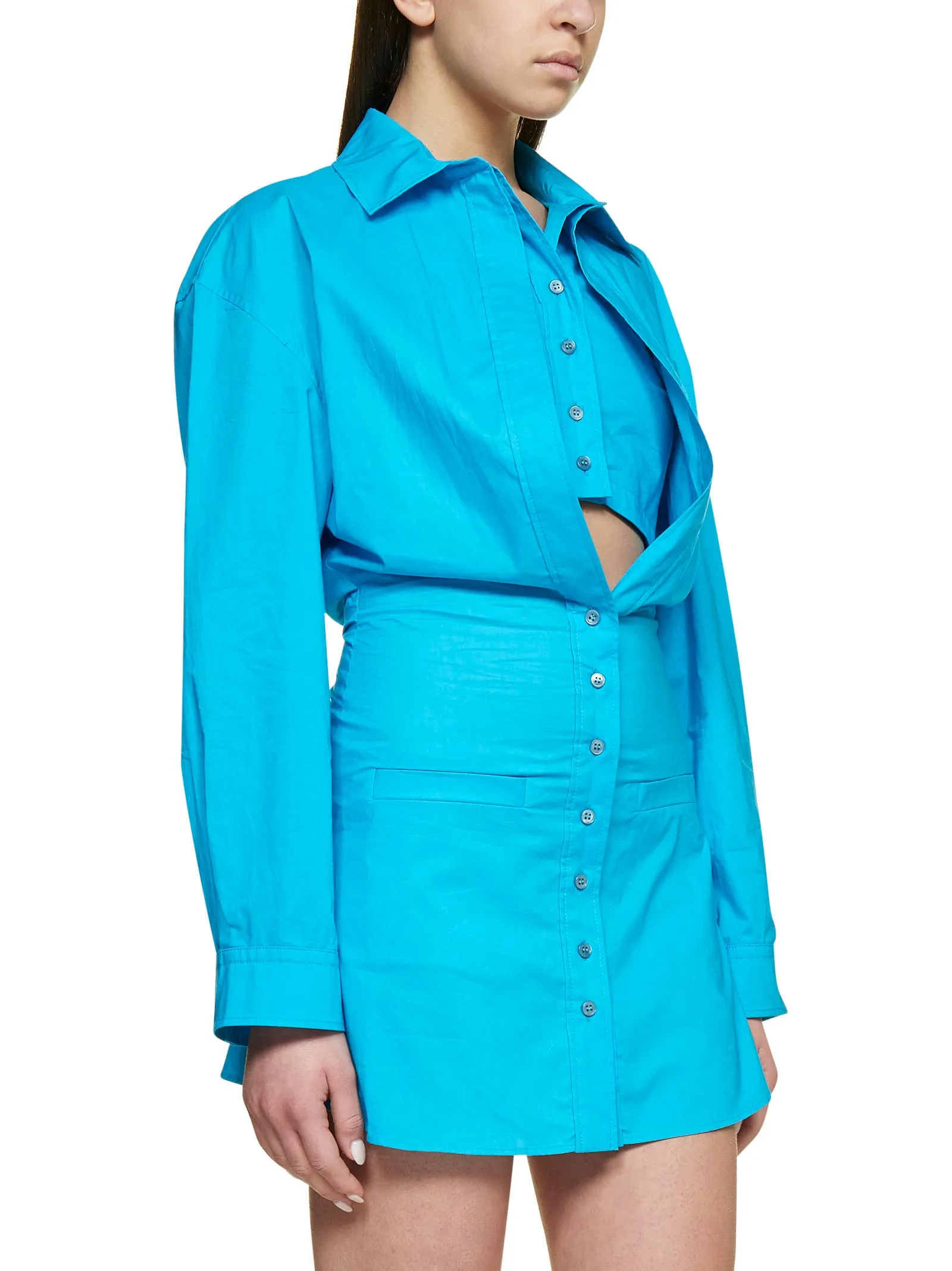 Jacquemus Baunhilha Layered Shirt Dress