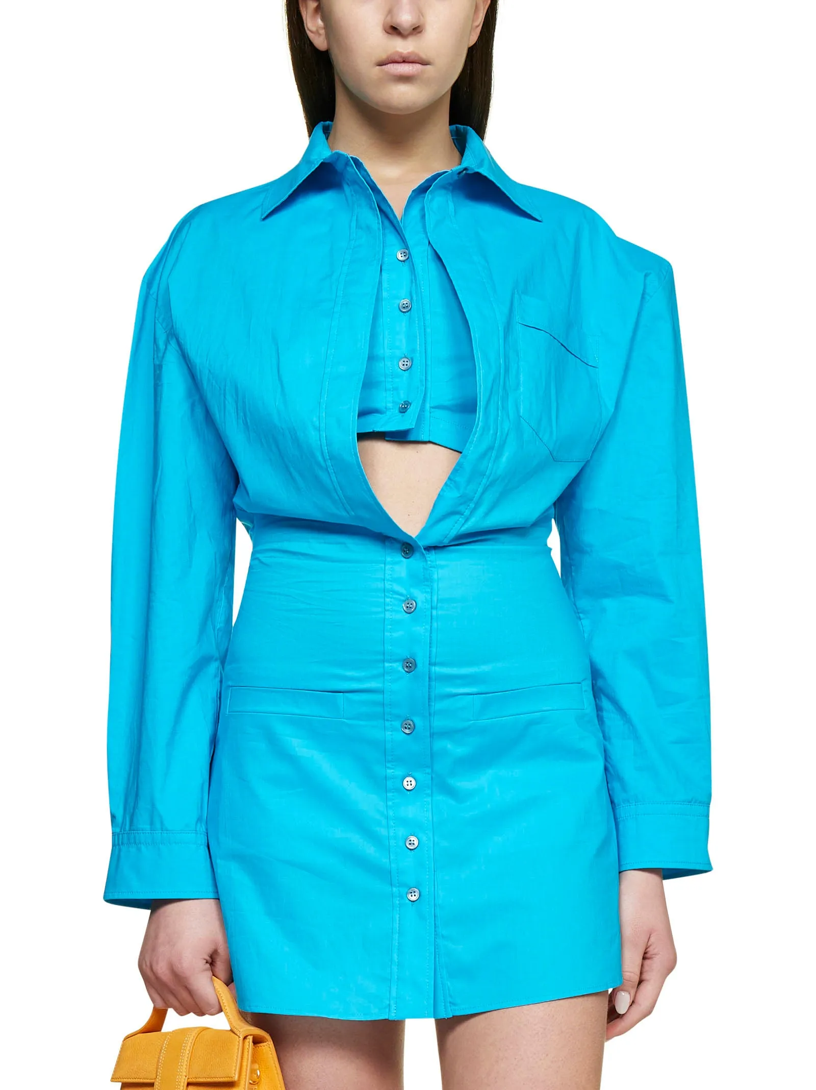 Jacquemus Baunhilha Layered Shirt Dress