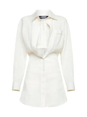 Jacquemus Baunhilha Layered Shirt Dress
