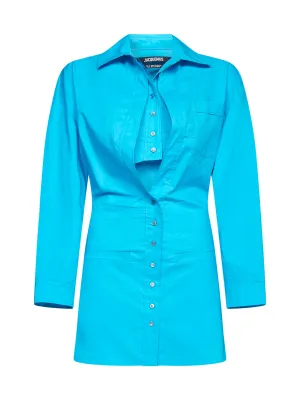 Jacquemus Baunhilha Layered Shirt Dress