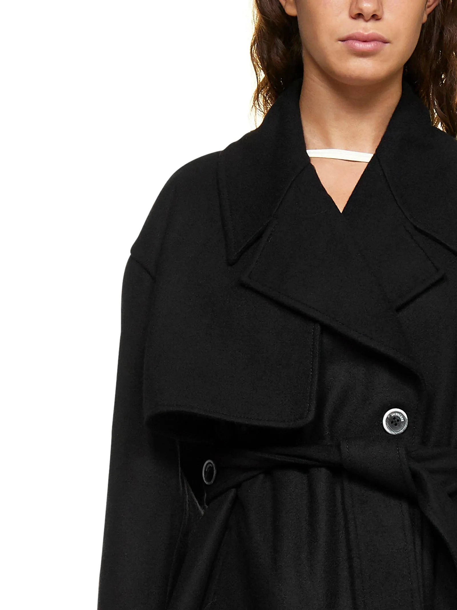 Jacquemus Double-Sided Casual Long Coat