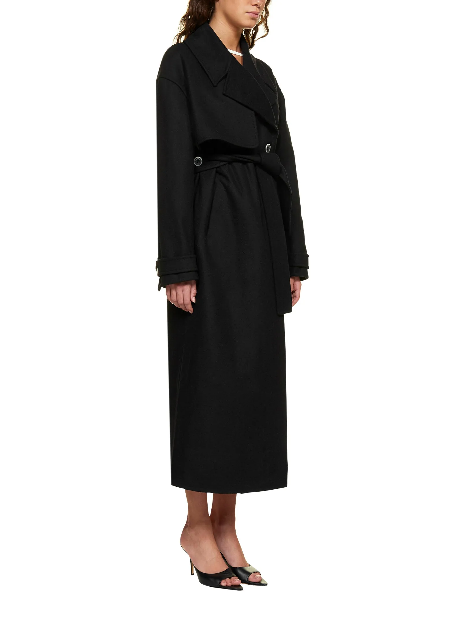 Jacquemus Double-Sided Casual Long Coat
