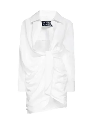 Jacquemus Ruched Mini Dress