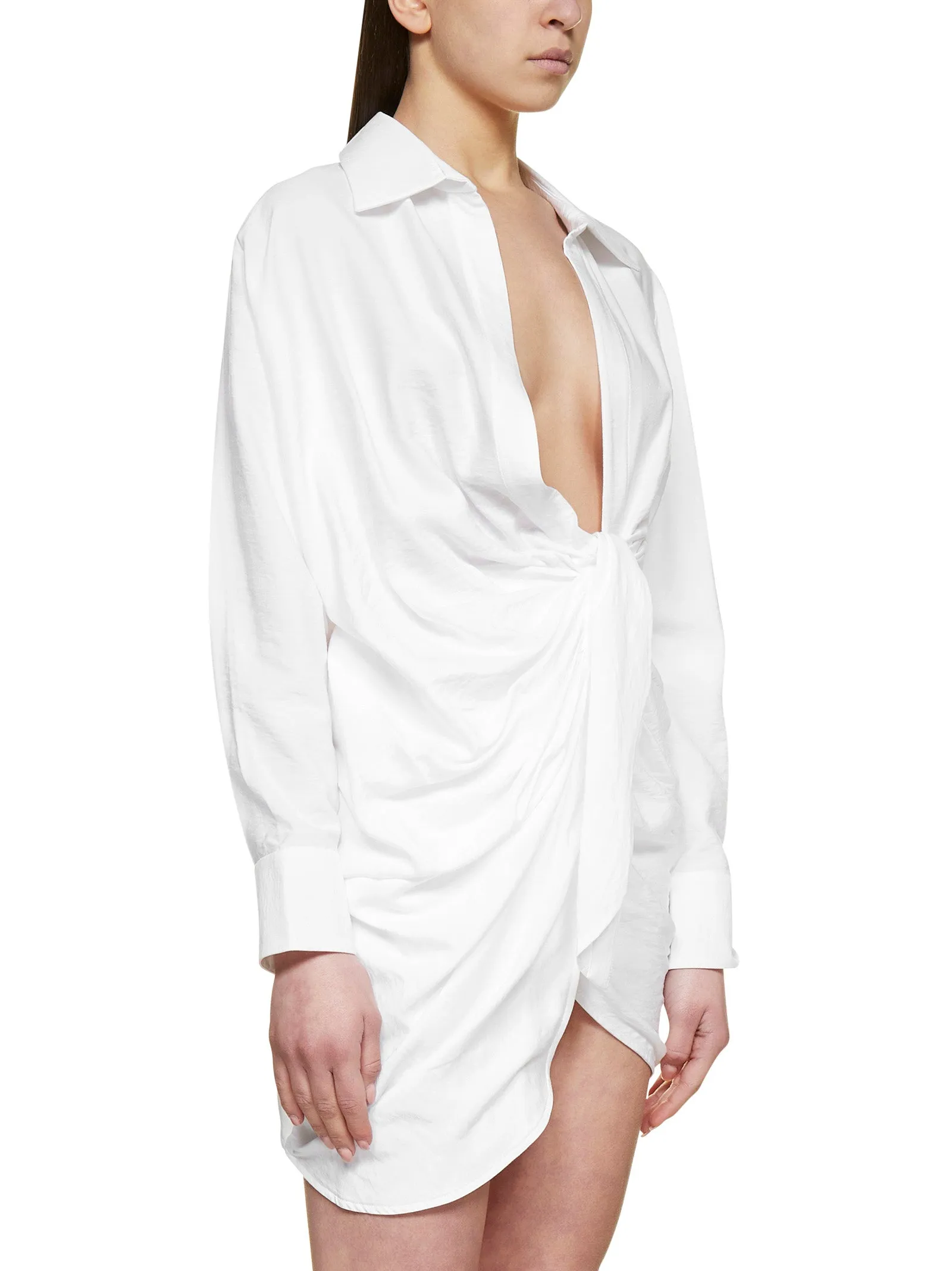 Jacquemus Ruched Mini Dress