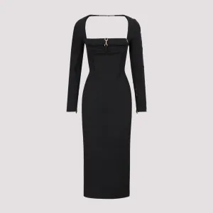 Jacquemus Terra Midi Rolled Dress