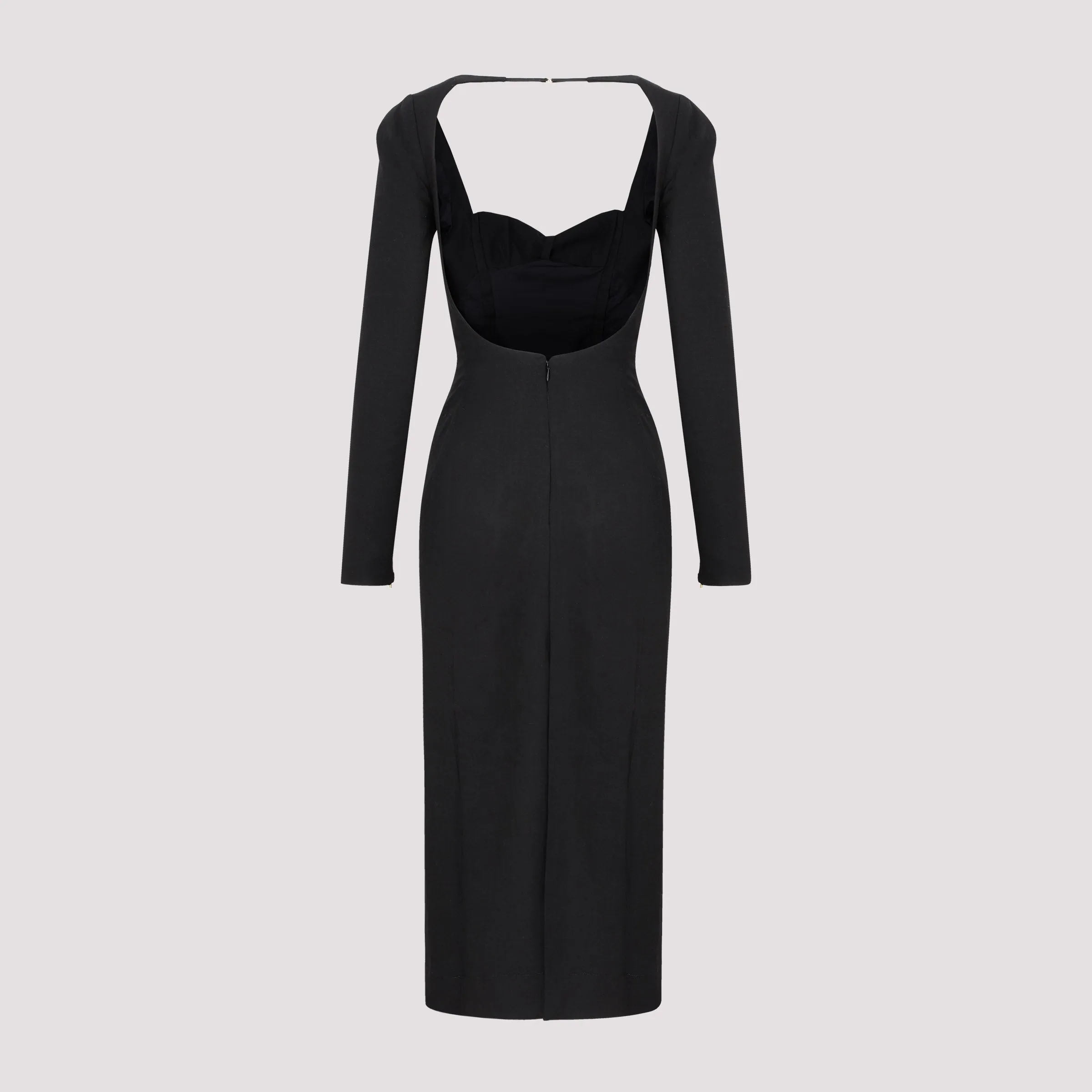Jacquemus Terra Midi Rolled Dress