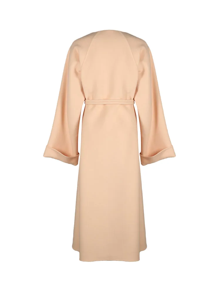 Jil Sander Belted Round-Neck Coat