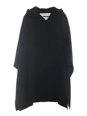 Jil Sander Hooded Draped Coat