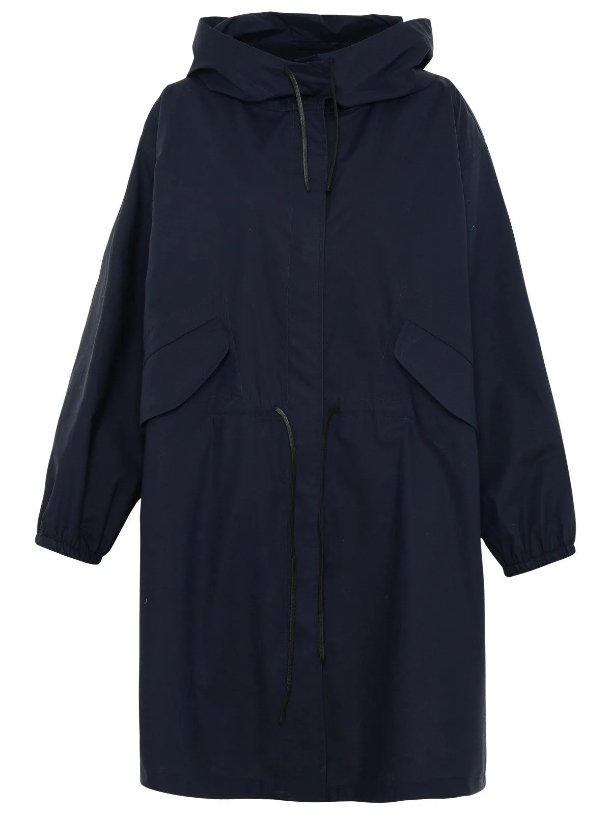 Jil Sander Logo Printed Rain Coat