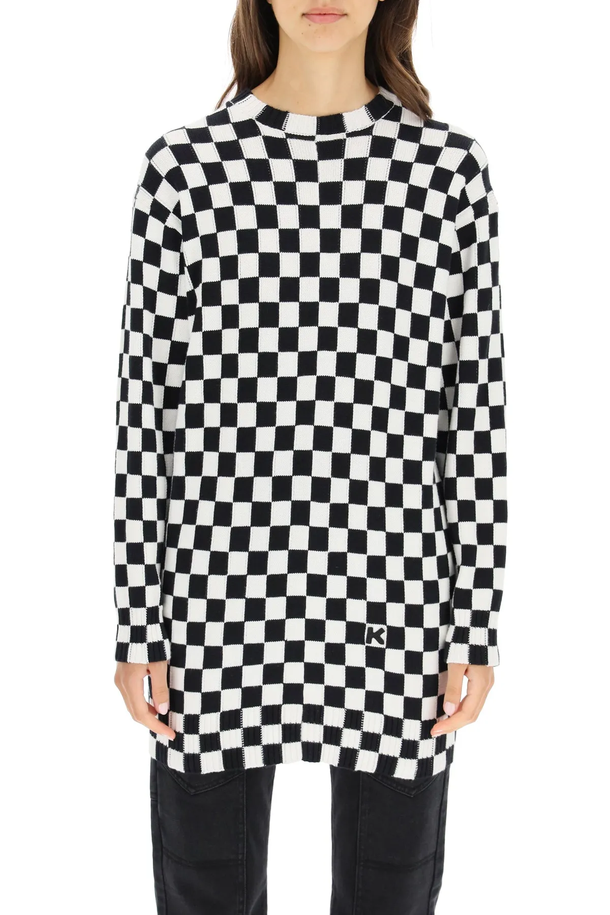 Kenzo Check Printed Dress