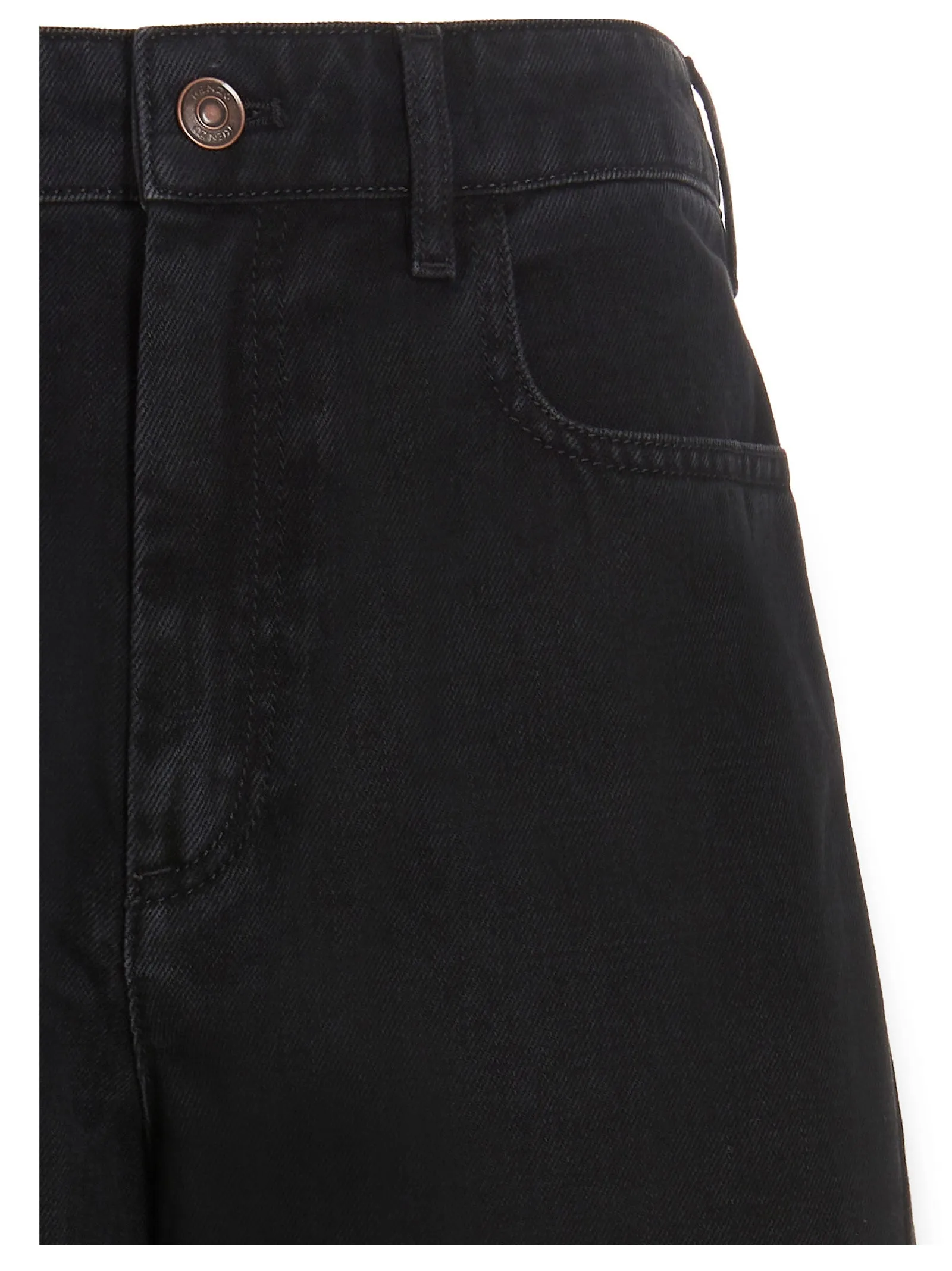 Kenzo Logo Patch Wide-Leg Jeans
